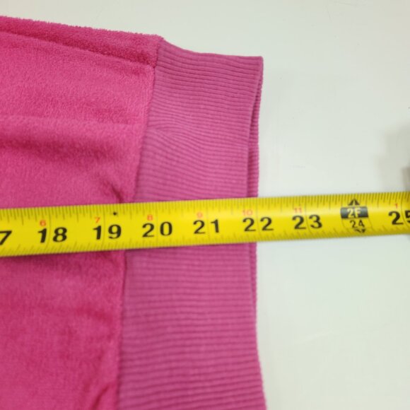 Vintage Pink Terry Cloth Short Sleeved Sweater made in Hong Kong - Picture 12 of 12